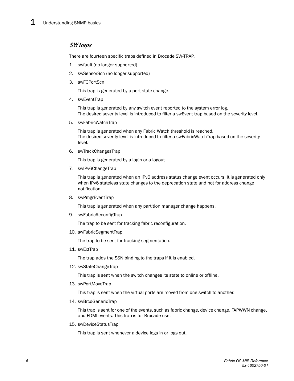 Sw traps | Dell POWEREDGE M1000E User Manual | Page 26 / 370