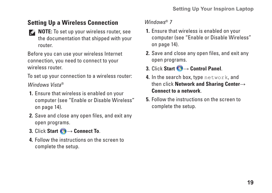 Dell Inspiron M501R (Early 2010) User Manual | Page 21 / 96