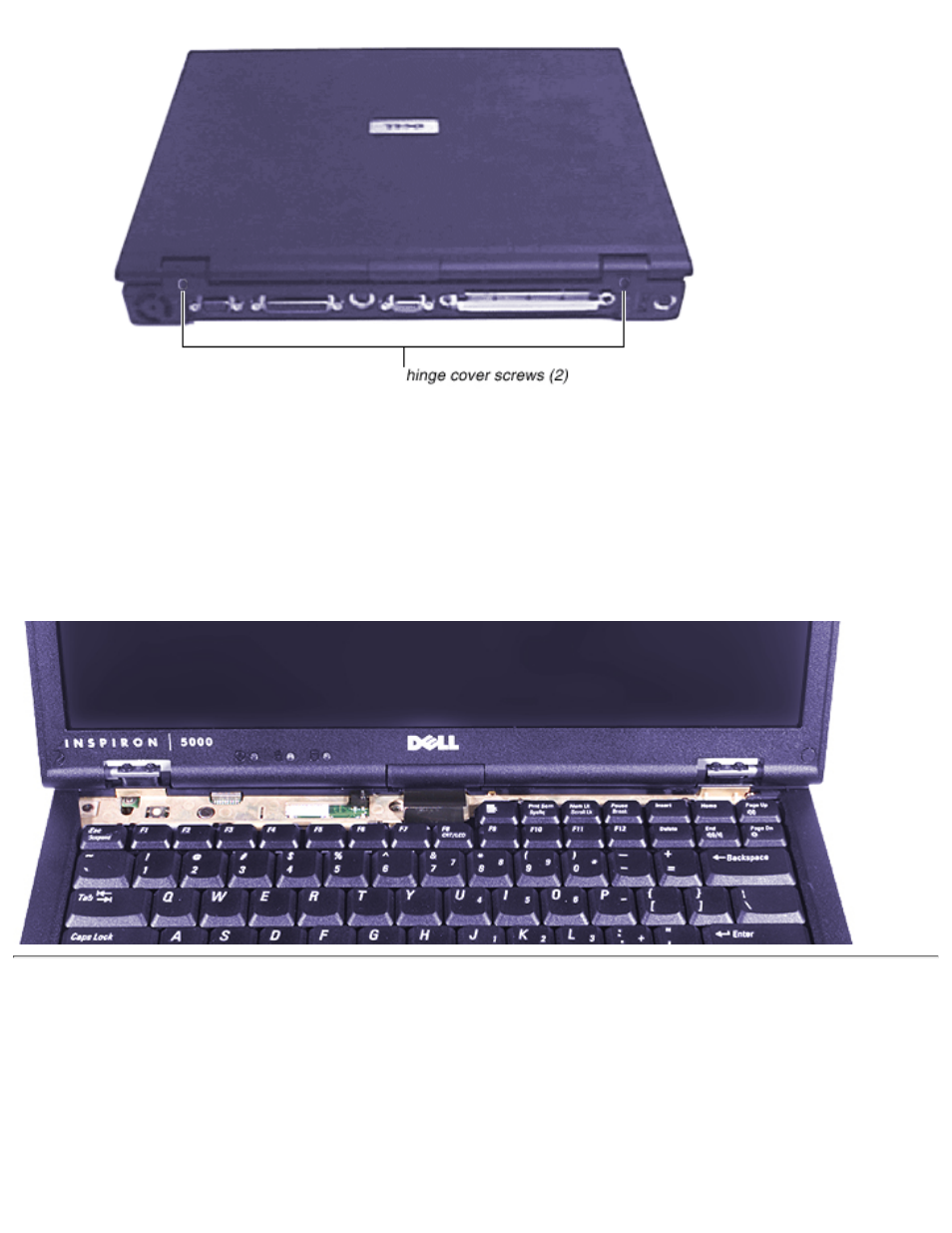 Keyboard removal | Dell Inspiron 5000 User Manual | Page 10 / 29