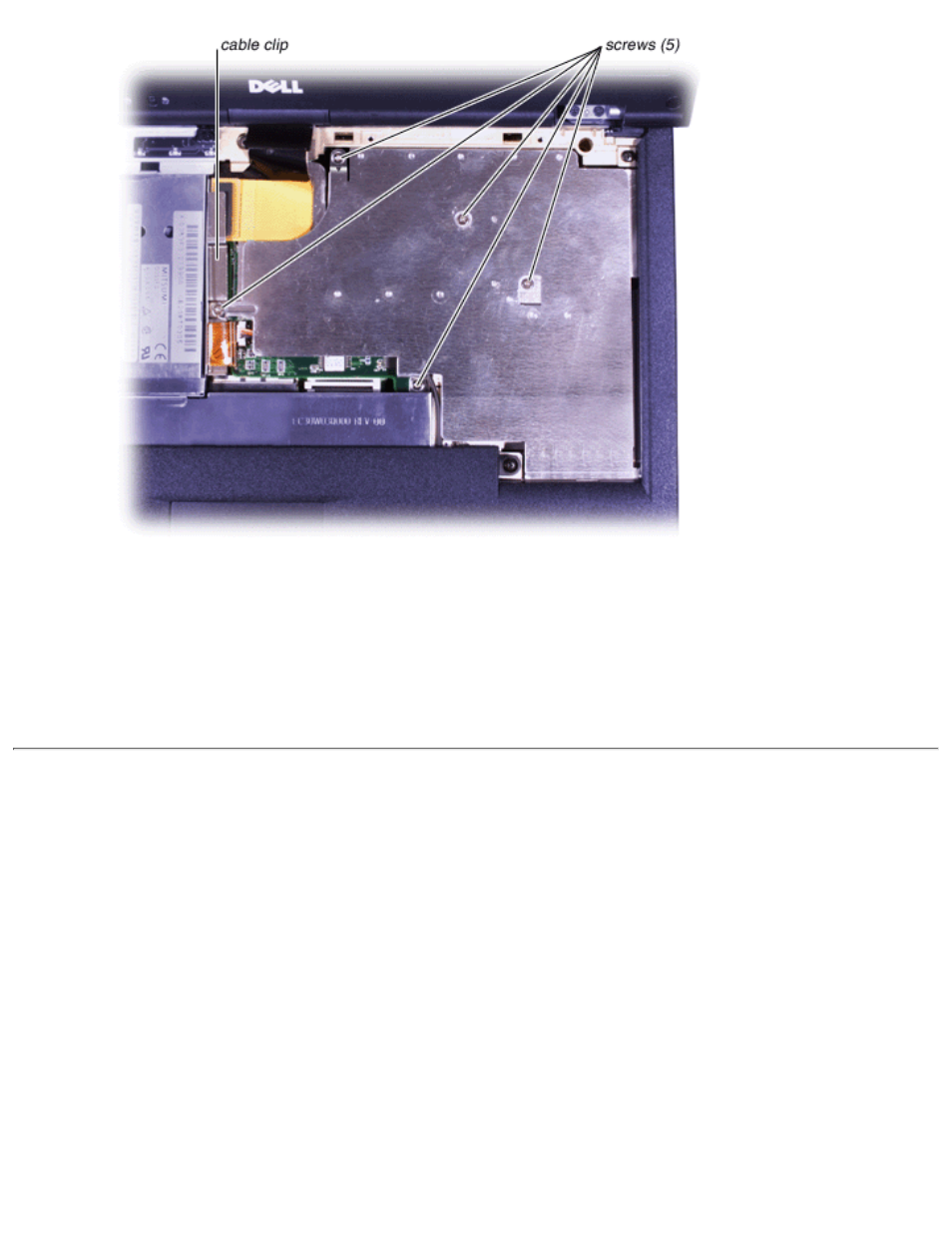 Processor module removal | Dell Inspiron 5000 User Manual | Page 13 / 29