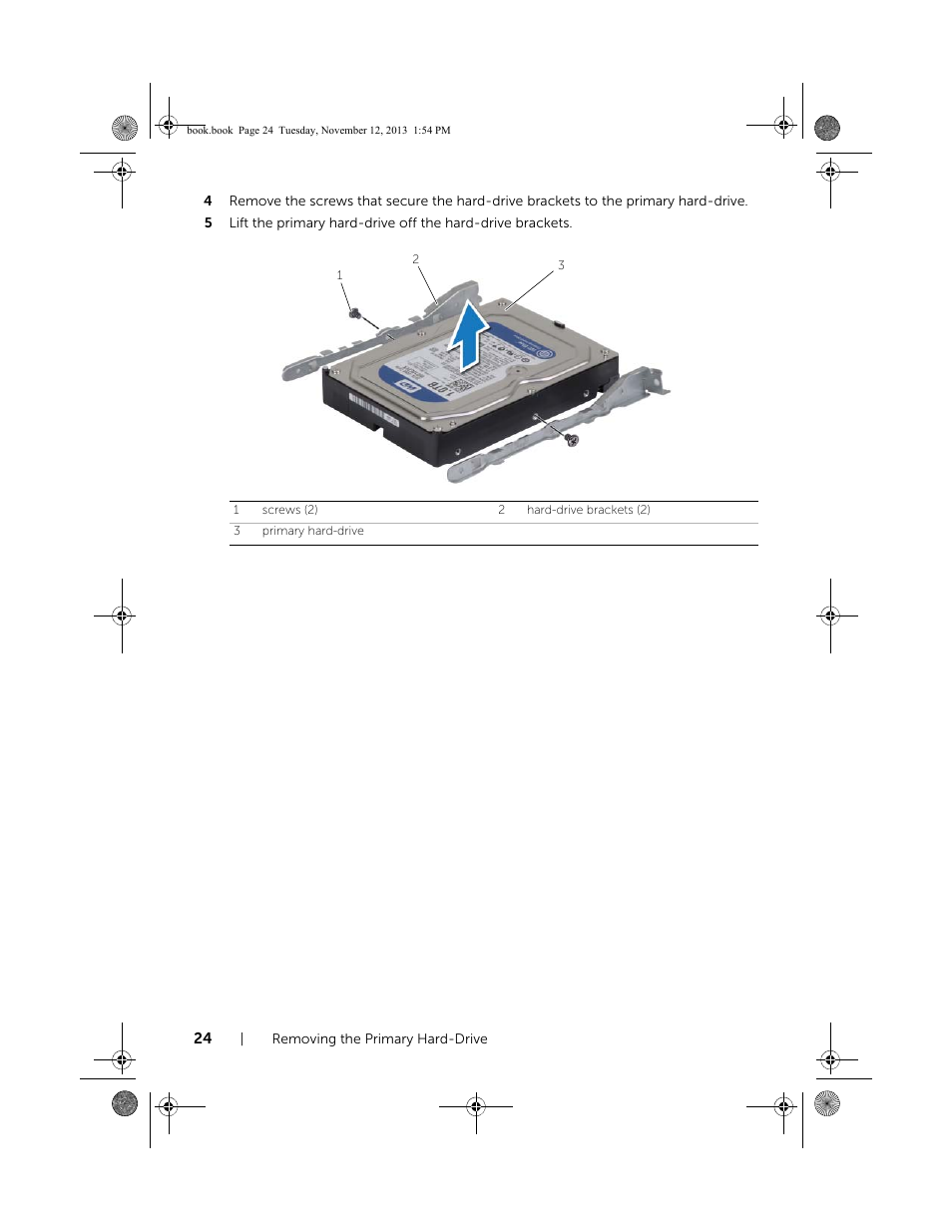 Dell Inspiron Desktop (3847, Early 2013) User Manual | Page 24 / 55