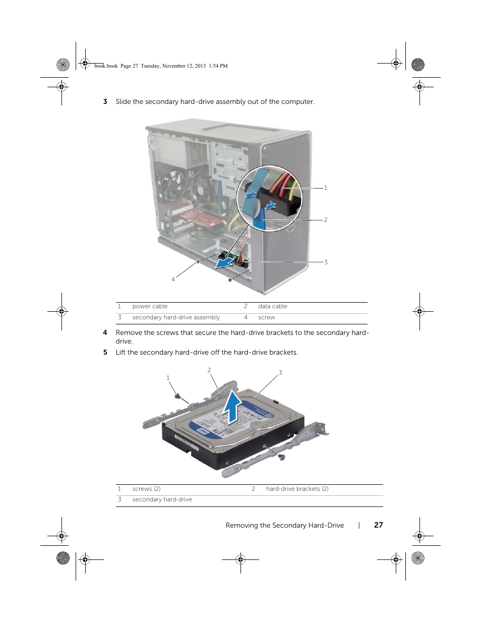 Dell Inspiron Desktop (3847, Early 2013) User Manual | Page 27 / 55