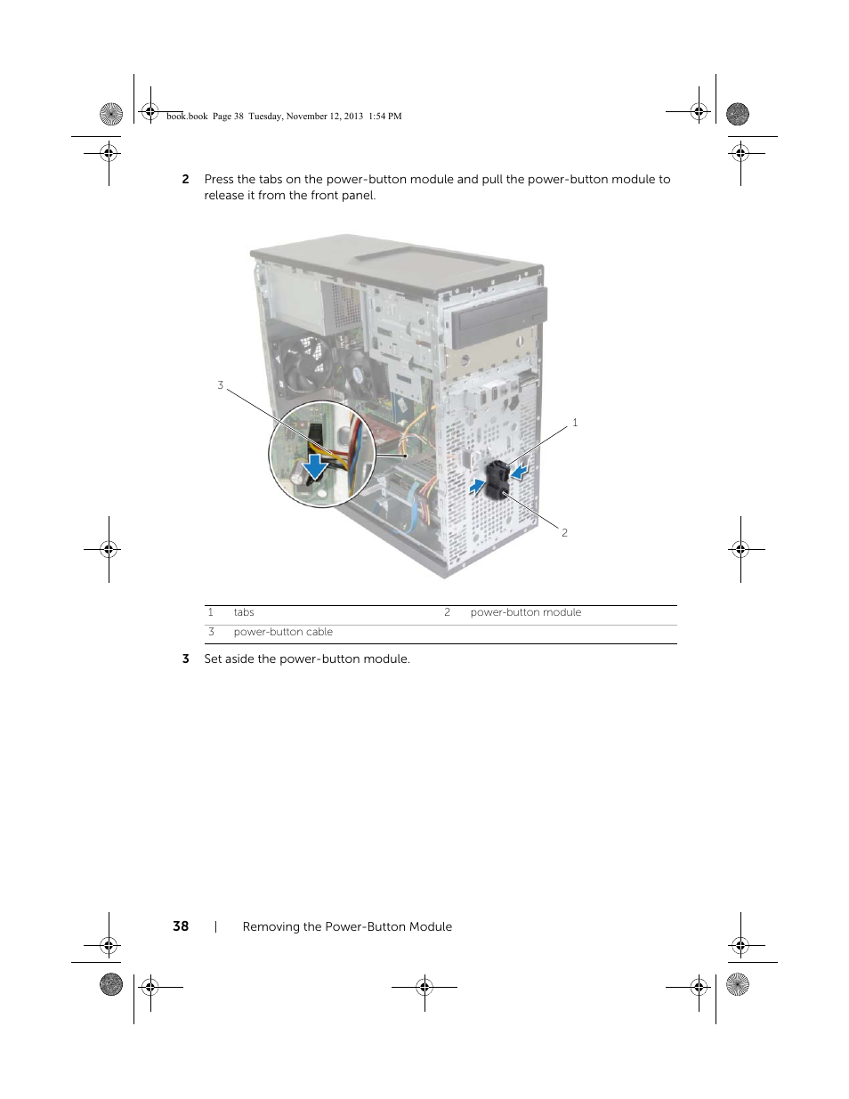 Dell Inspiron Desktop (3847, Early 2013) User Manual | Page 38 / 55
