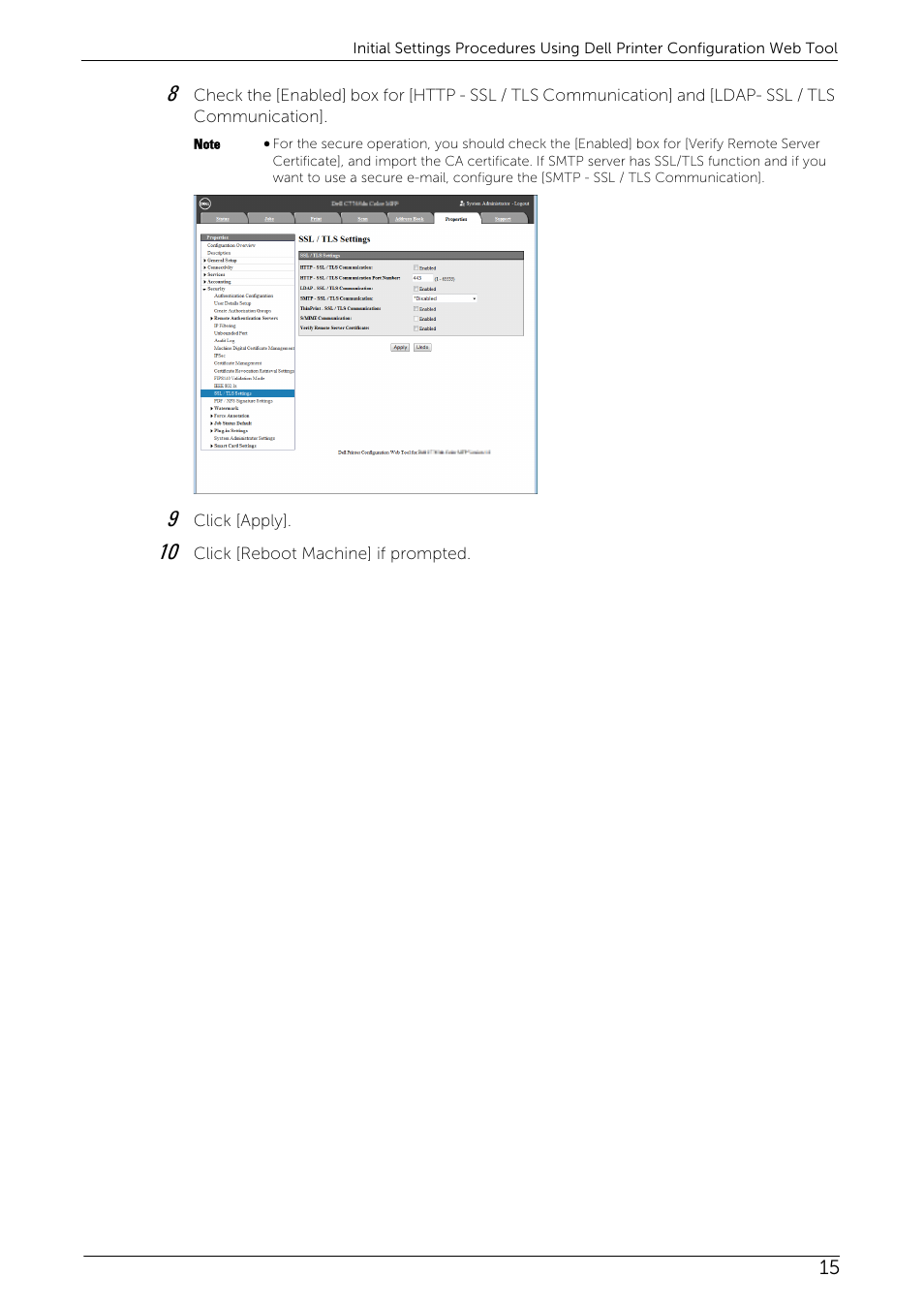 Dell C7765DN MFP Color Laser Printer User Manual | Page 15 / 52