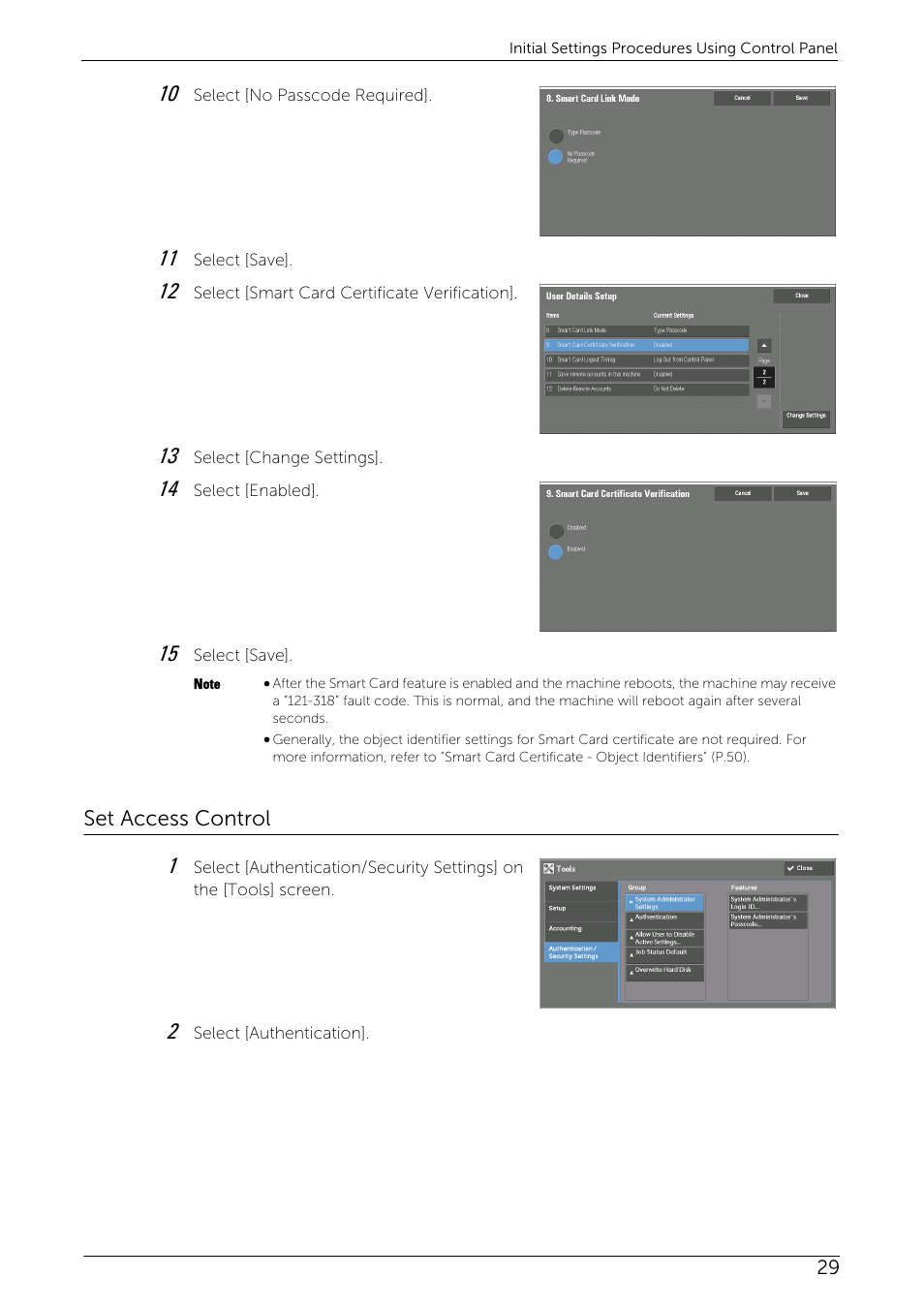 Set access control | Dell C7765DN MFP Color Laser Printer User Manual | Page 29 / 52