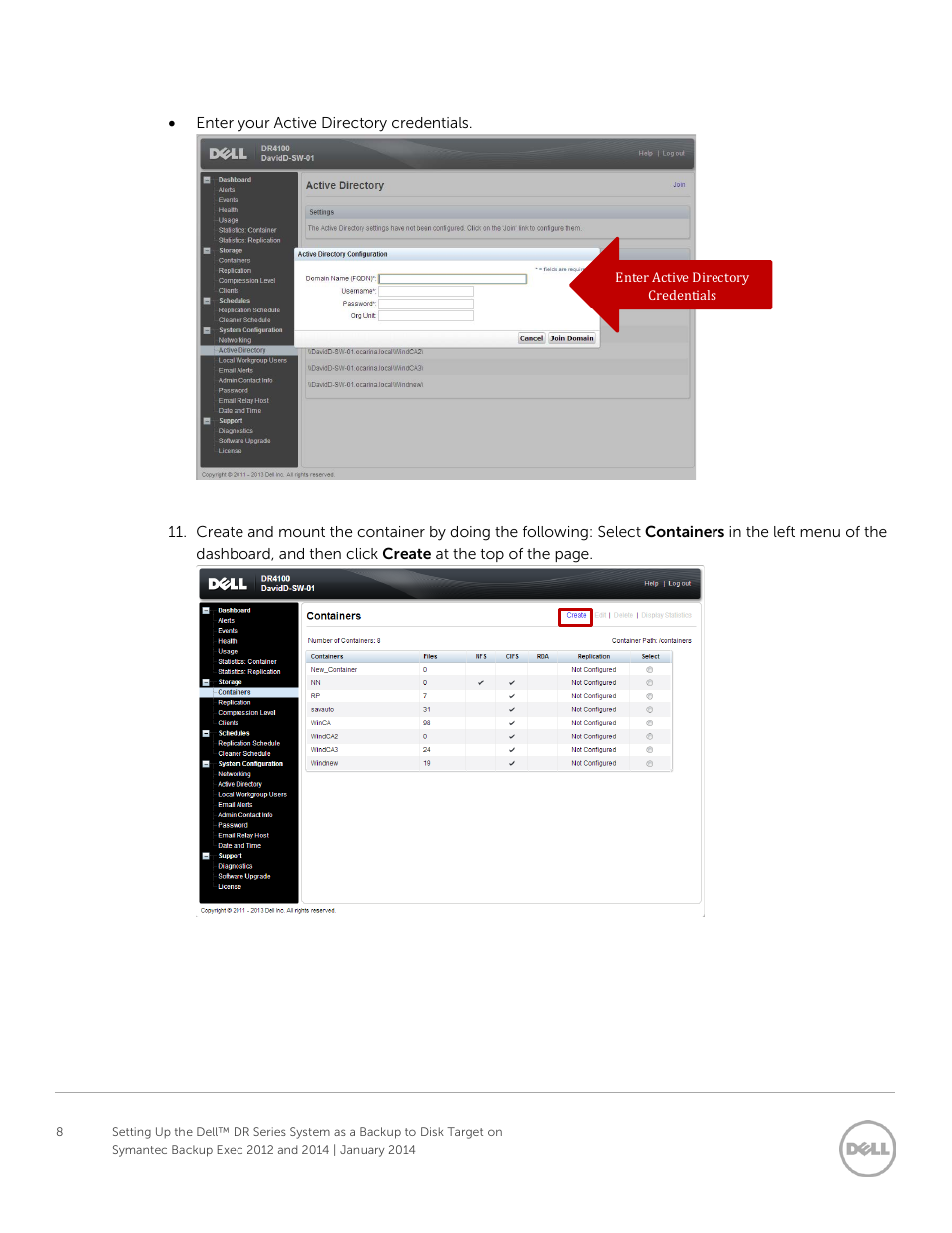 Dell PowerVault DR4100 User Manual | Page 8 / 33