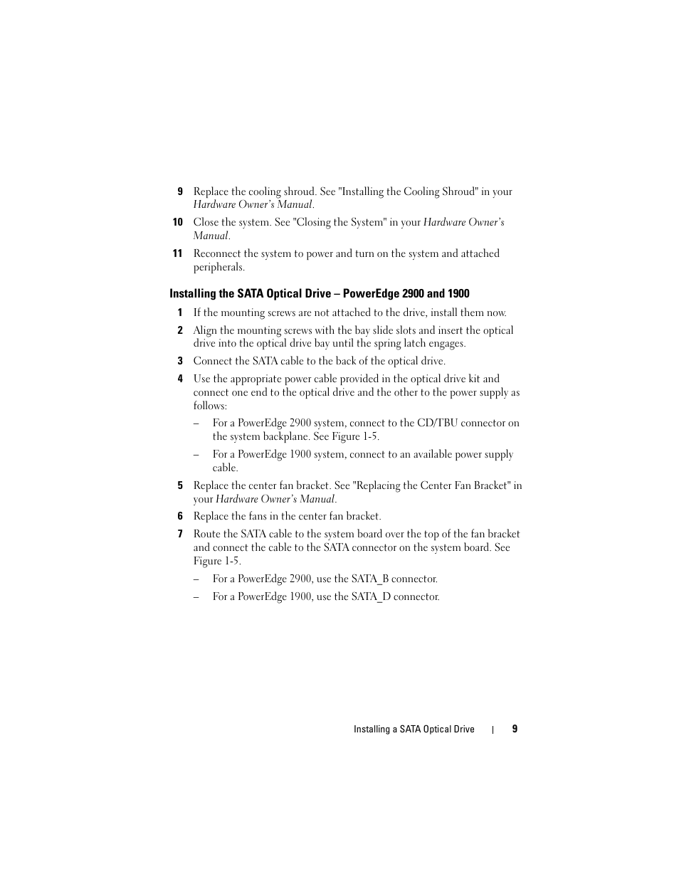Dell PowerEdge 2900 User Manual | Page 9 / 10