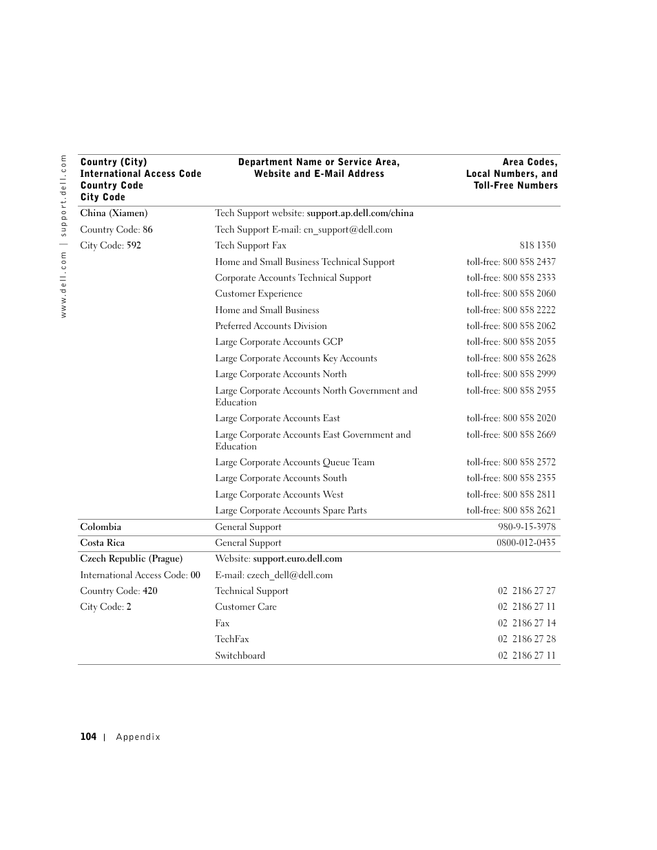 Dell Dimension 2350 User Manual | Page 104 / 136