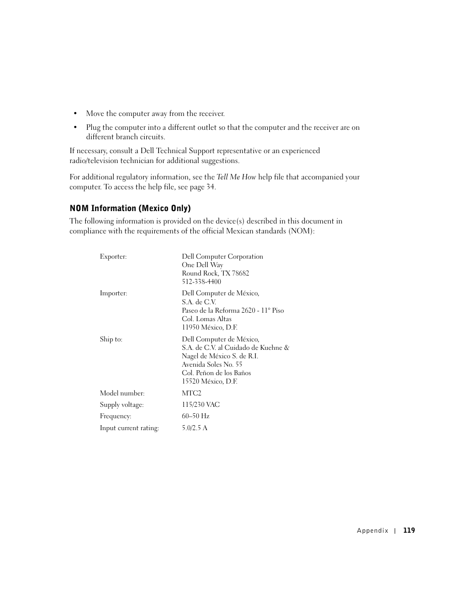 Dell Dimension 2350 User Manual | Page 119 / 136