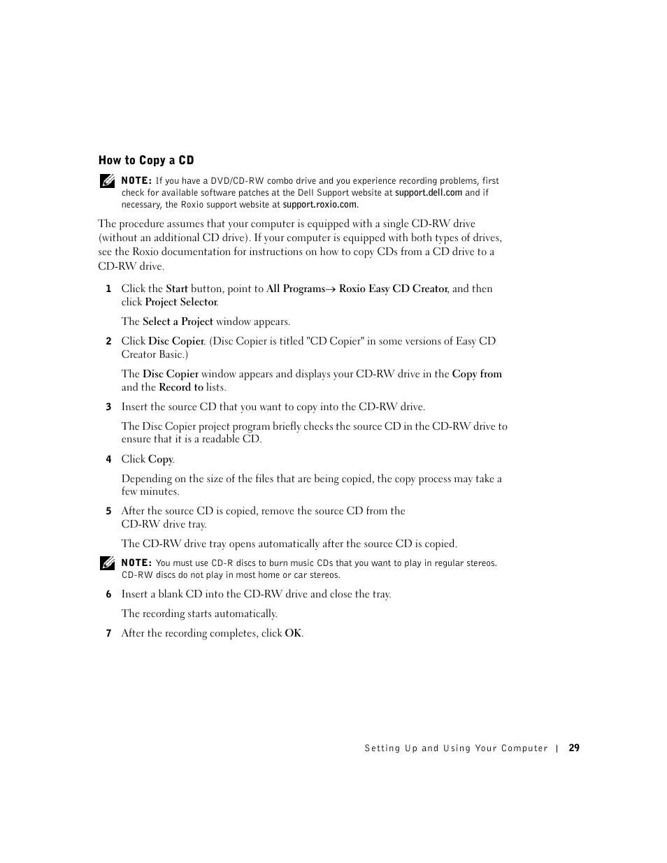 Dell Dimension 2350 User Manual | Page 29 / 136