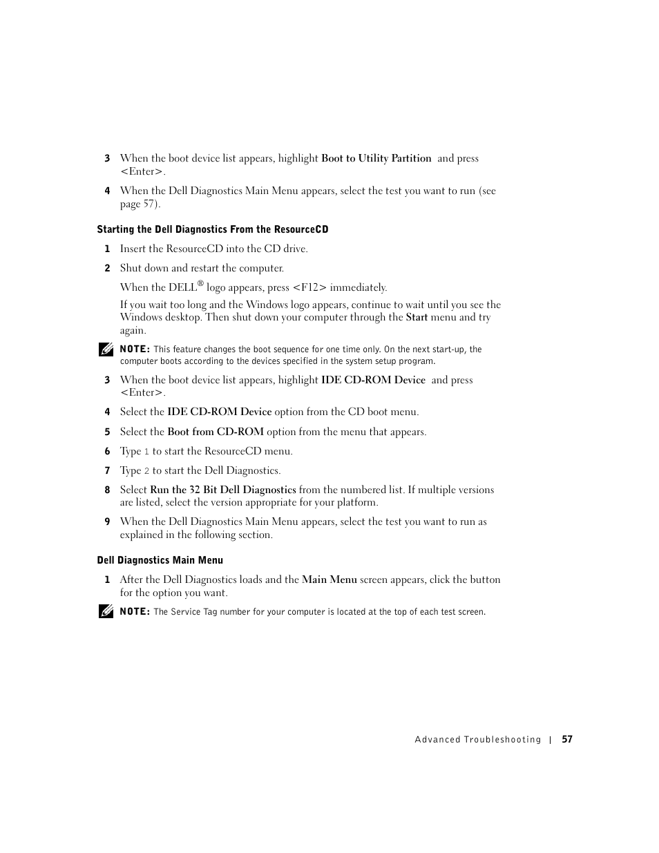 Dell Dimension 2350 User Manual | Page 57 / 136