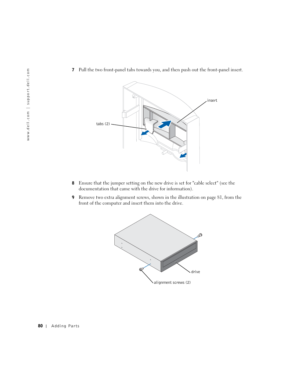 Dell Dimension 2350 User Manual | Page 80 / 136