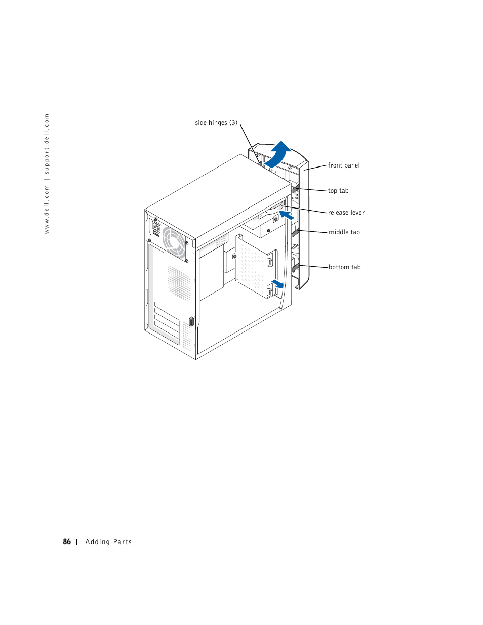 Dell Dimension 2350 User Manual | Page 86 / 136