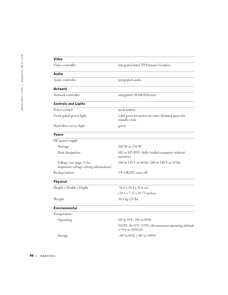 Dell Dimension 2350 User Manual | Page 94 / 136