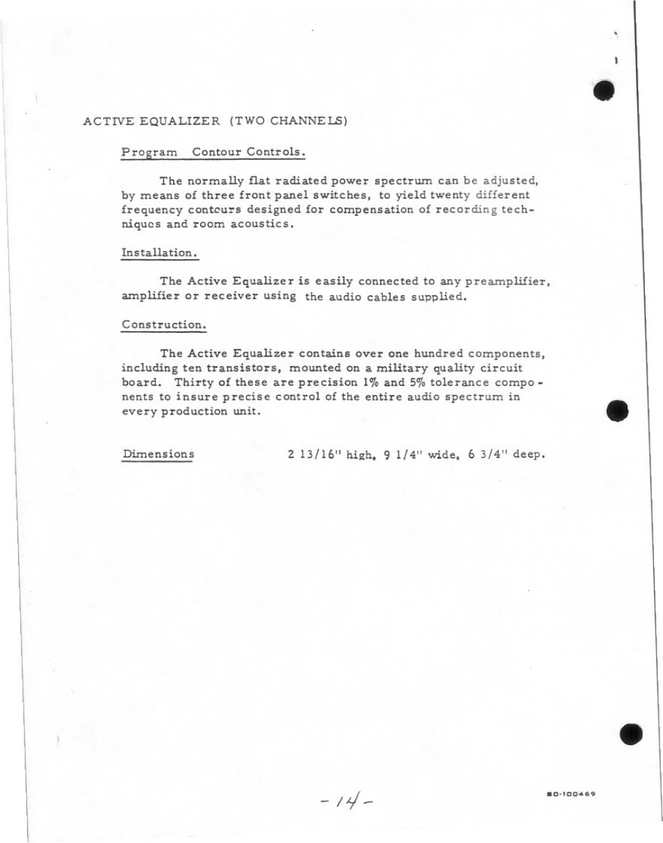 Bose 901 User Manual | Page 15 / 15