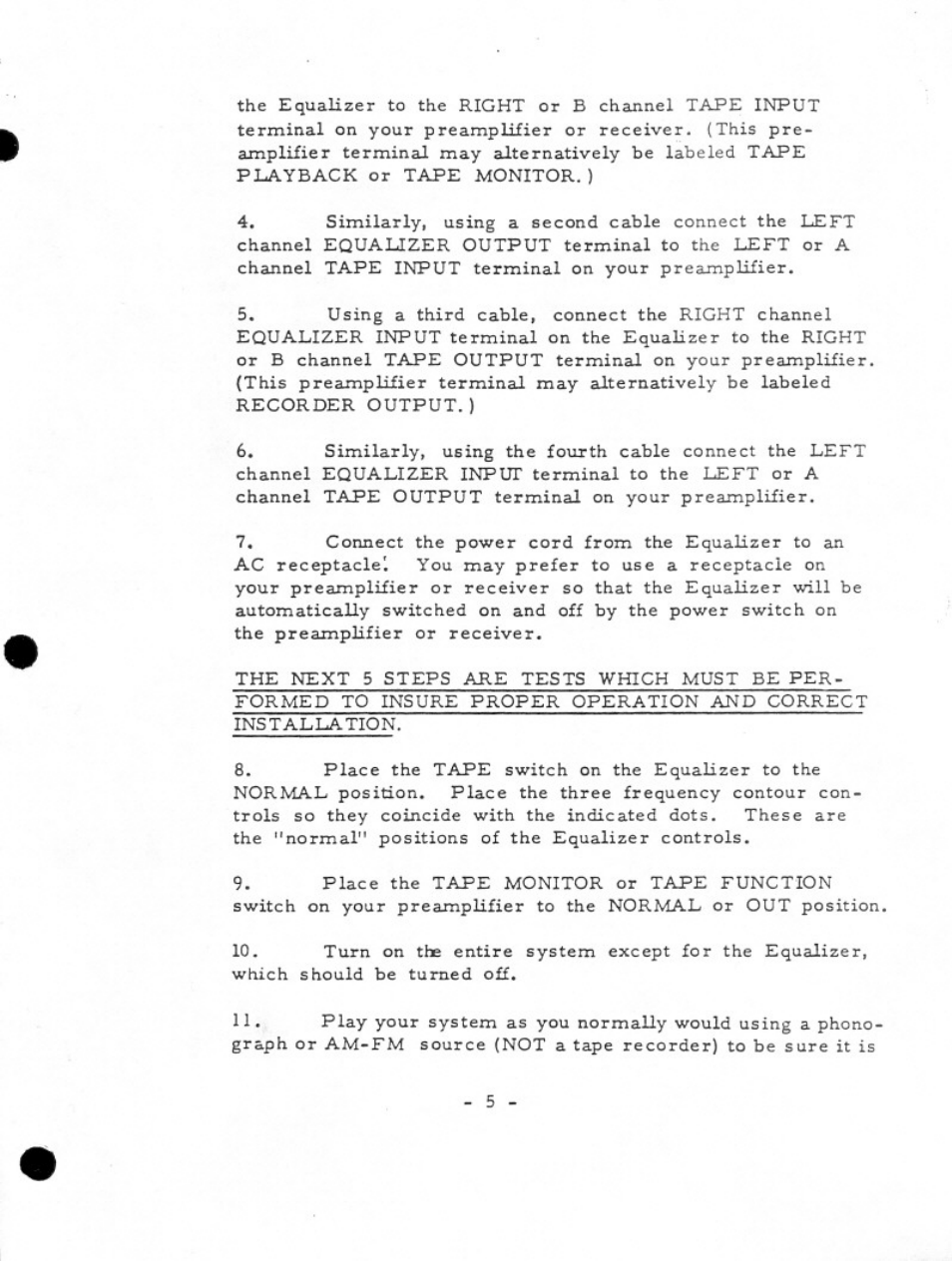 Bose 901 User Manual | Page 6 / 15