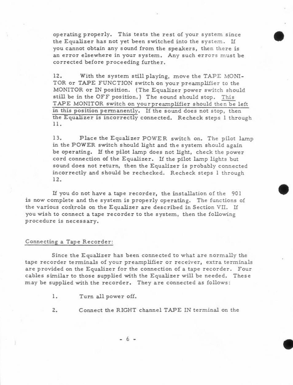 Bose 901 User Manual | Page 7 / 15