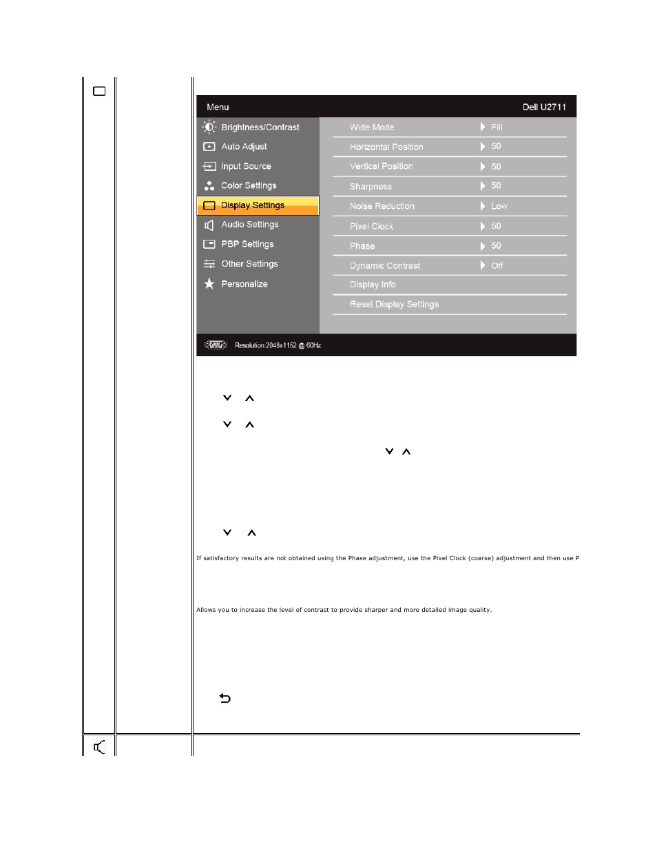 Dell U2711 Monitor User Manual | Page 26 / 43