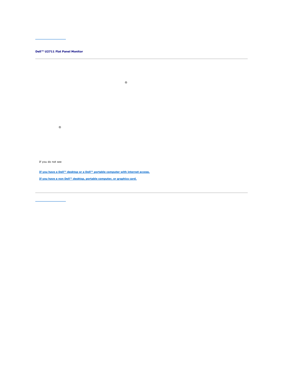 Setting up your monitor | Dell U2711 Monitor User Manual | Page 35 / 43