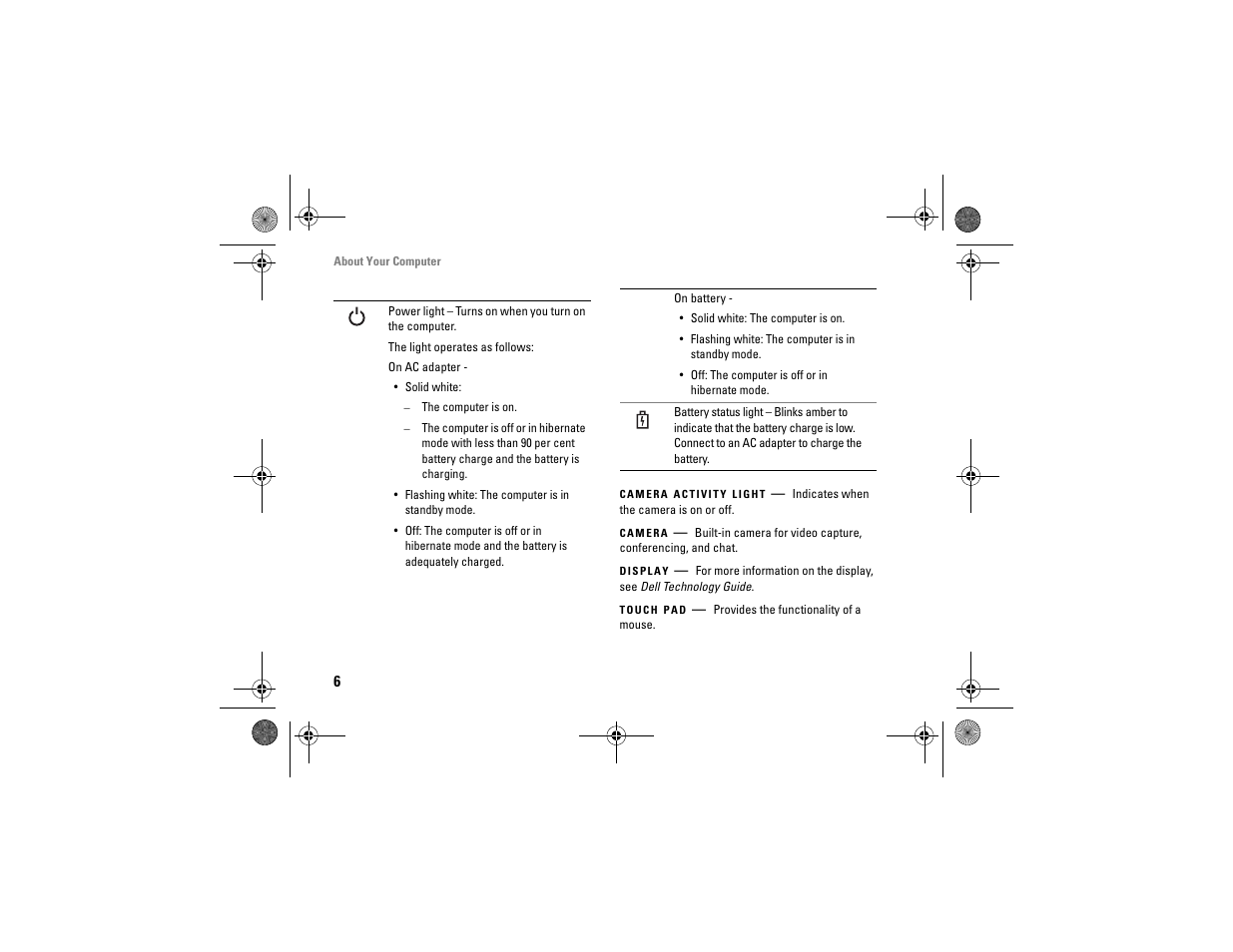 Dell Vostro A90 (Late 2008) User Manual | Page 6 / 60