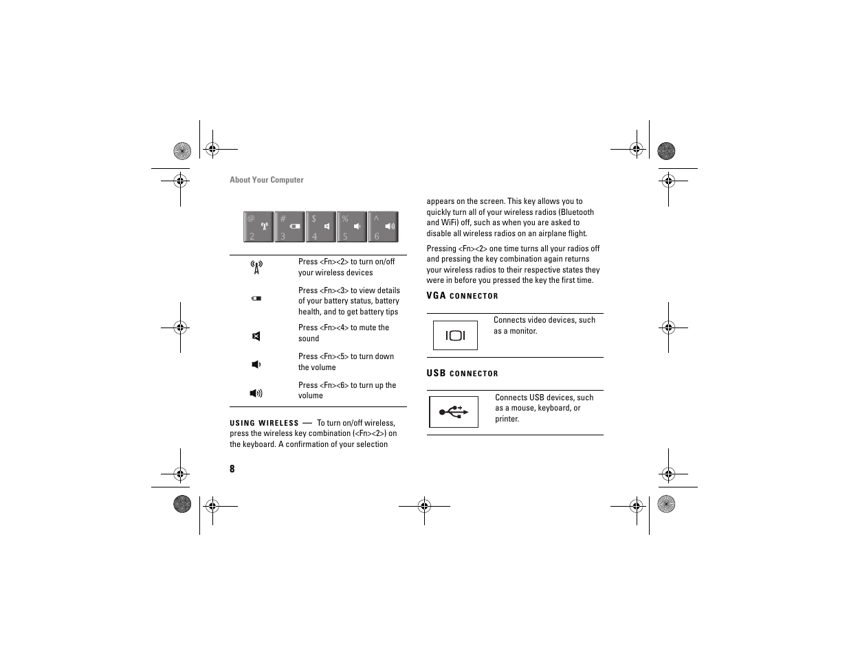 Dell Vostro A90 (Late 2008) User Manual | Page 8 / 60