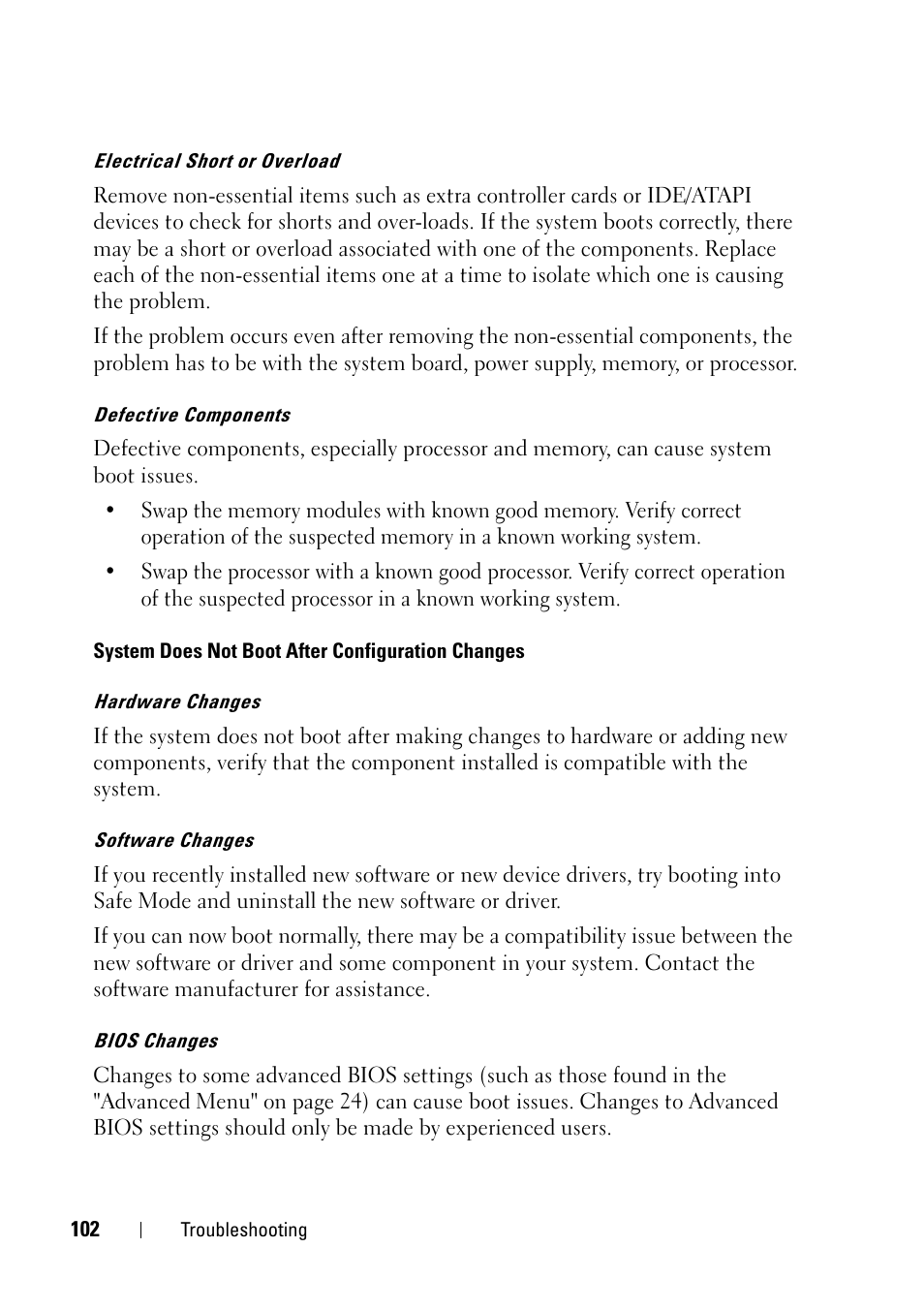Dell PowerEdge C5220 User Manual | Page 102 / 124
