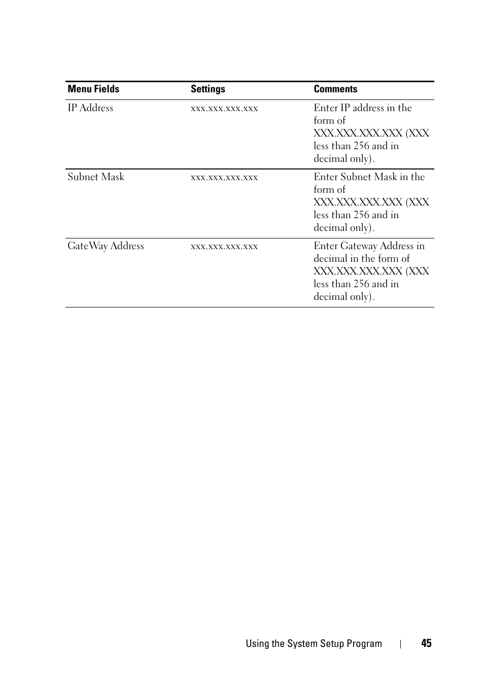 Dell PowerEdge C5220 User Manual | Page 45 / 124