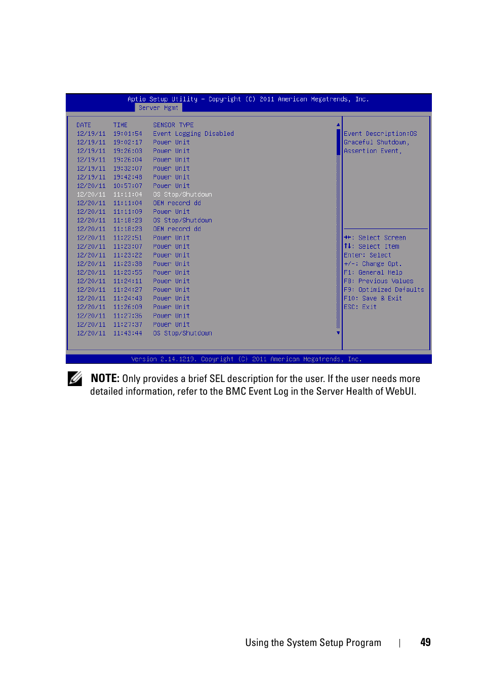 Dell PowerEdge C5220 User Manual | Page 49 / 124