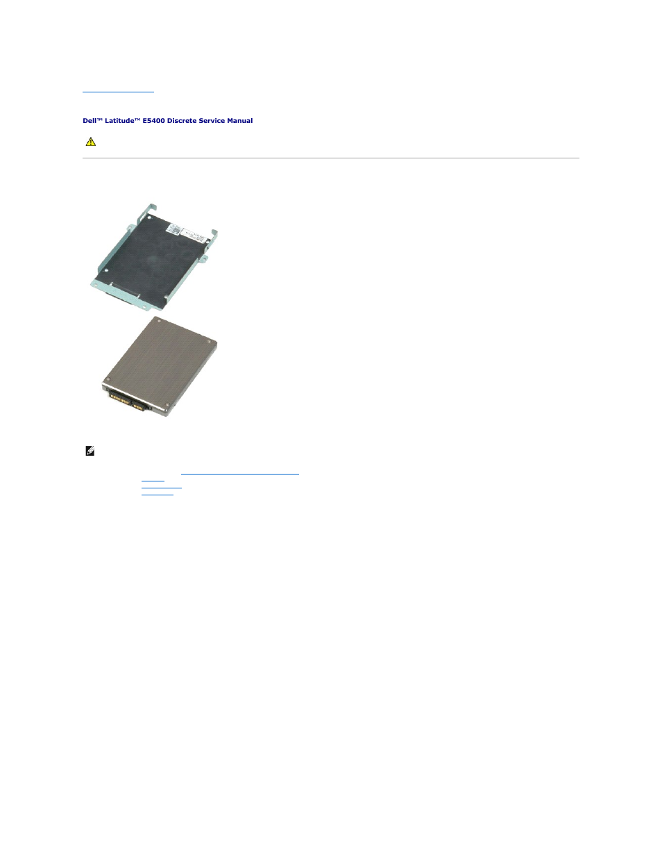 Hard drive bracket, Removing the hard drive bracket | Dell Latitude E5400 (Mid 2008) User Manual | Page 39 / 42