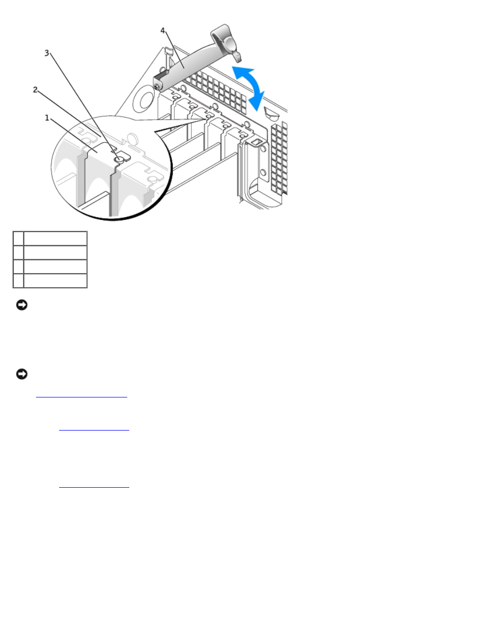 Removing a pci express card | Dell Precision 670 User Manual | Page 104 / 200