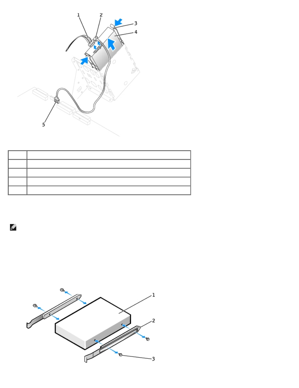 Installing a hard drive | Dell Precision 670 User Manual | Page 72 / 200