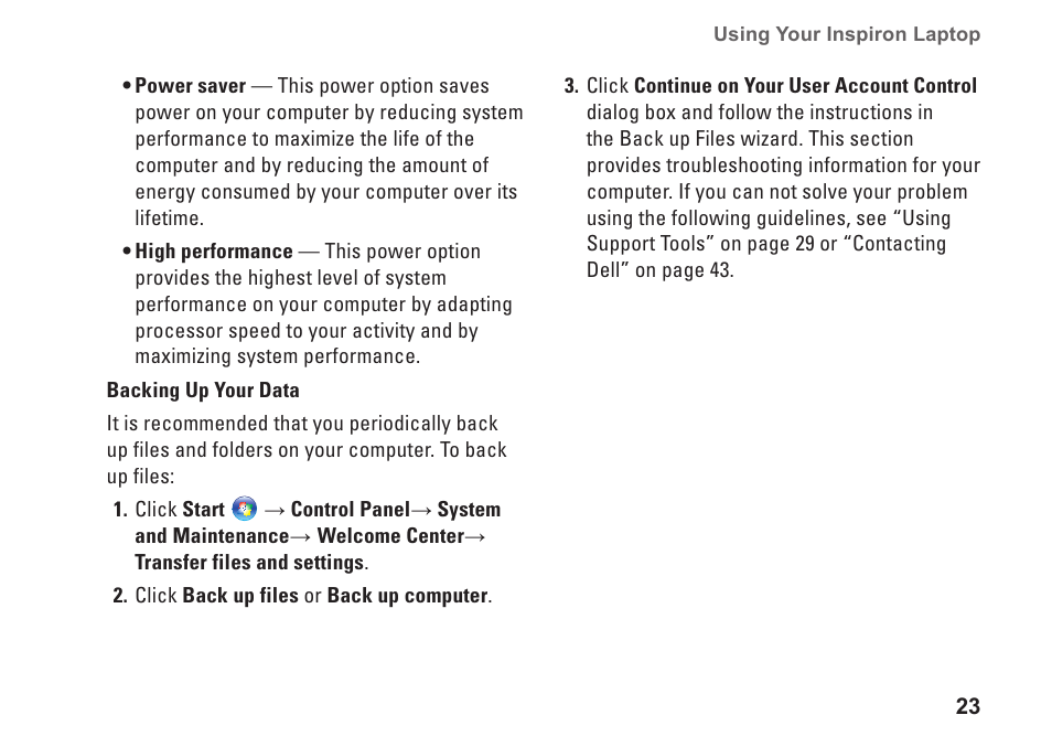 Dell Inspiron 1210 (Late 2008) User Manual | Page 25 / 62