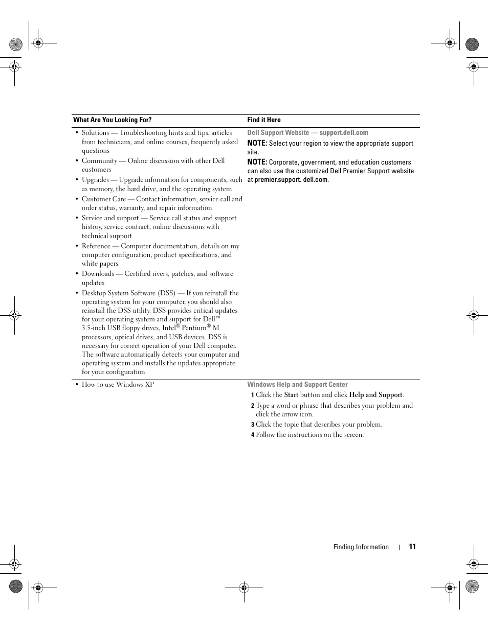 Dell XPS/Dimension XPS Gen 5 User Manual | Page 11 / 162