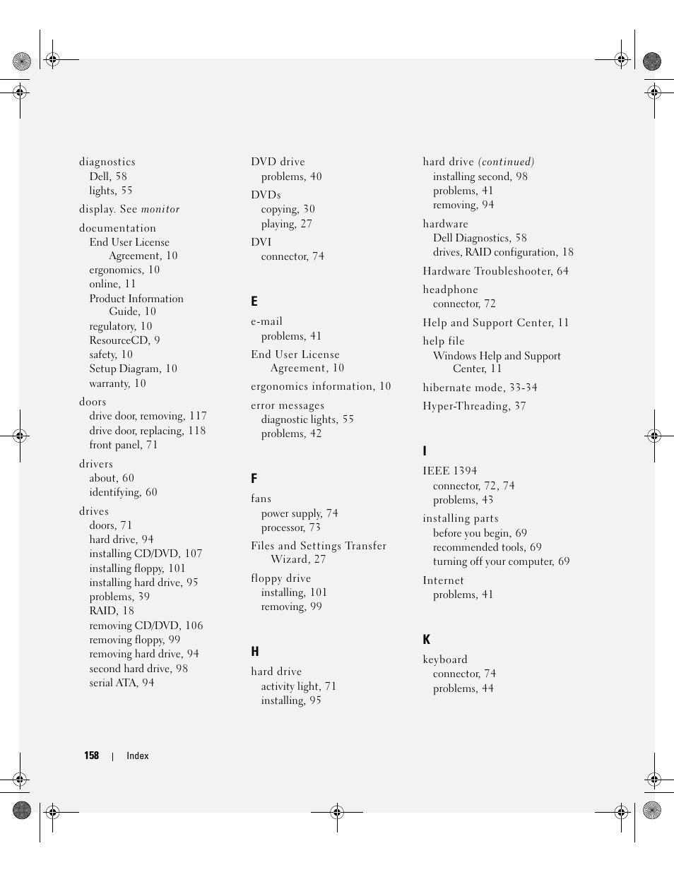 Dell XPS/Dimension XPS Gen 5 User Manual | Page 158 / 162