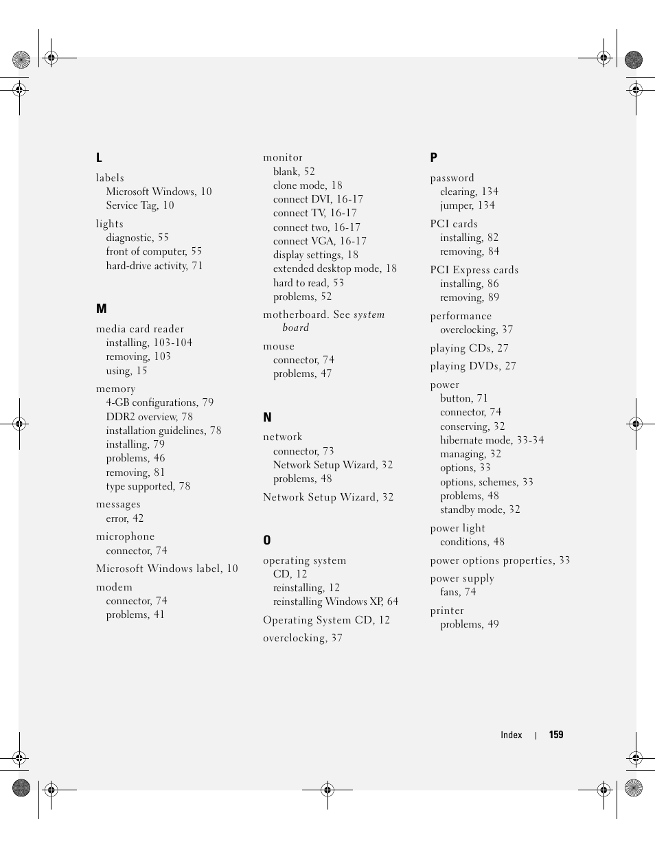 Dell XPS/Dimension XPS Gen 5 User Manual | Page 159 / 162