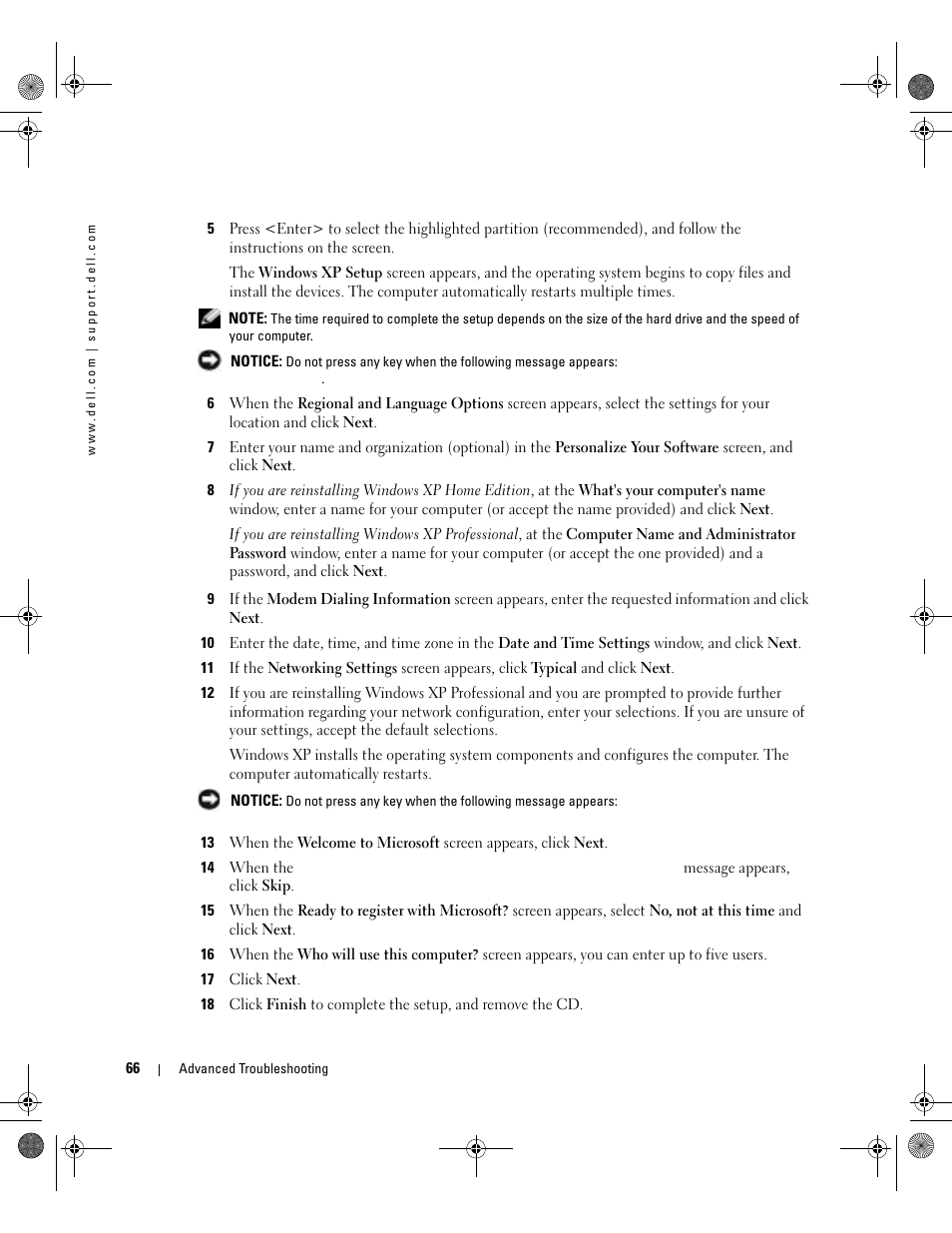 Dell XPS/Dimension XPS Gen 5 User Manual | Page 66 / 162