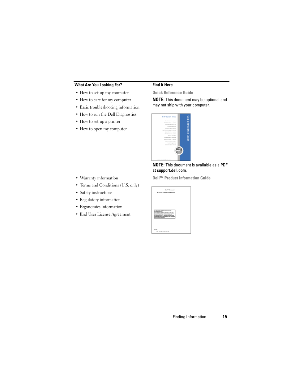 Dell Precision T7400 (Late 2007) User Manual | Page 15 / 307