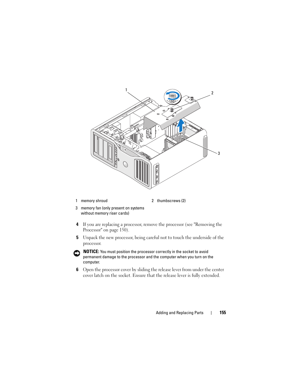 Dell Precision T7400 (Late 2007) User Manual | Page 155 / 307