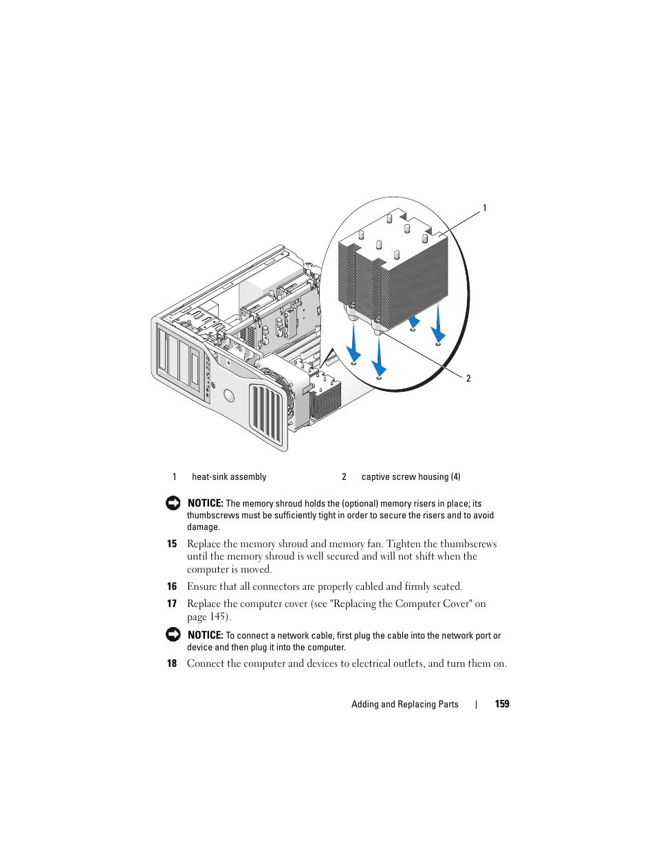 Dell Precision T7400 (Late 2007) User Manual | Page 159 / 307