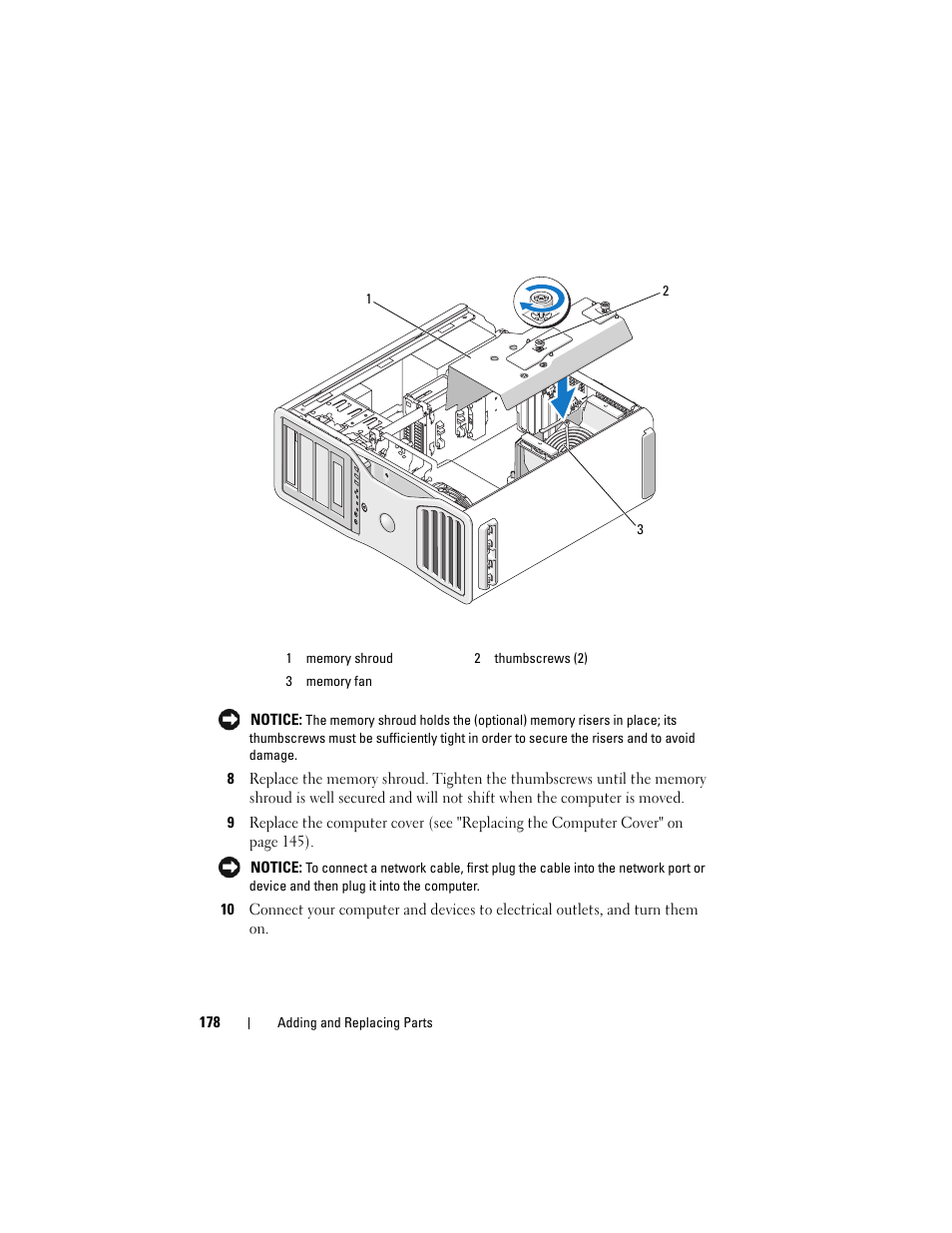 Dell Precision T7400 (Late 2007) User Manual | Page 178 / 307