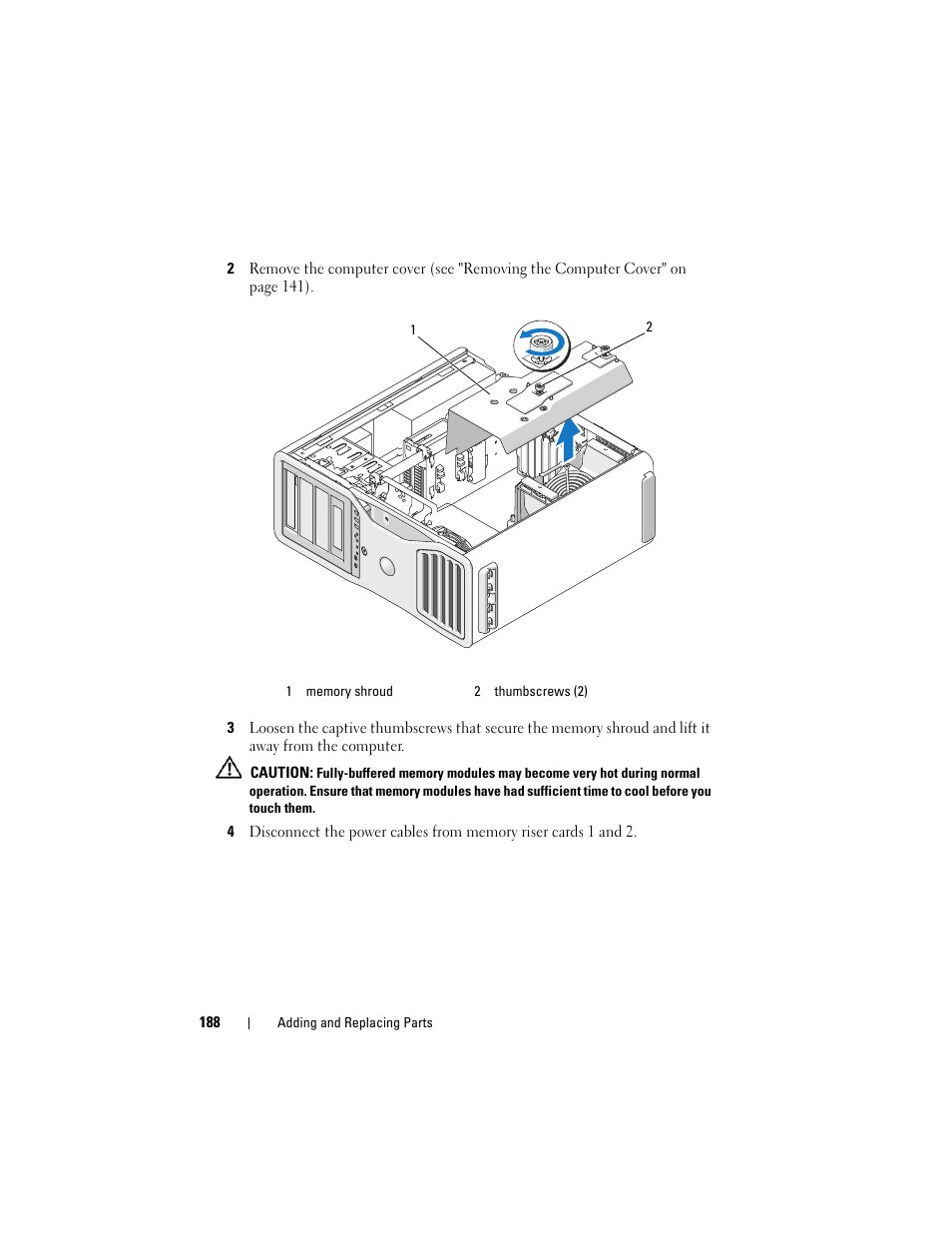 Dell Precision T7400 (Late 2007) User Manual | Page 188 / 307