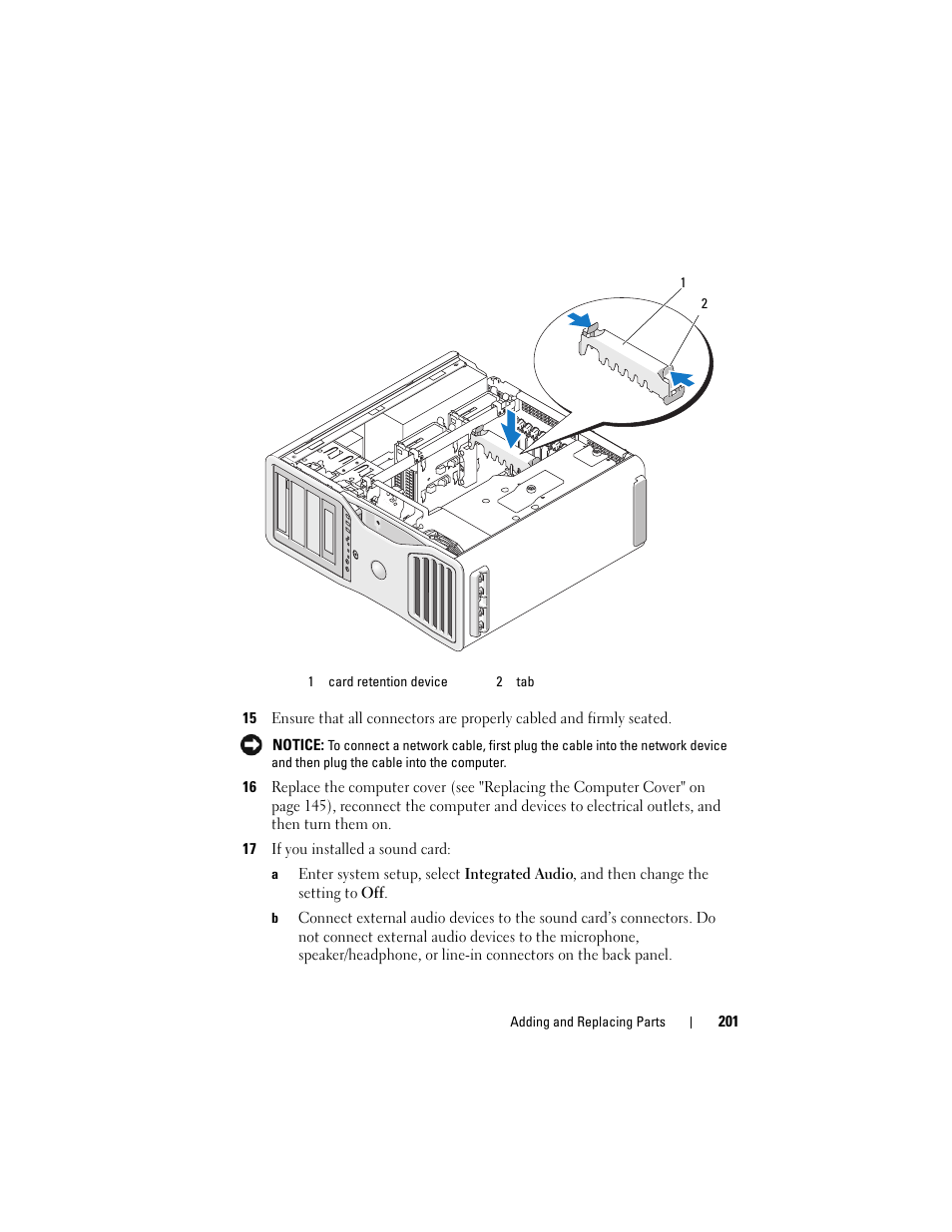 Dell Precision T7400 (Late 2007) User Manual | Page 201 / 307