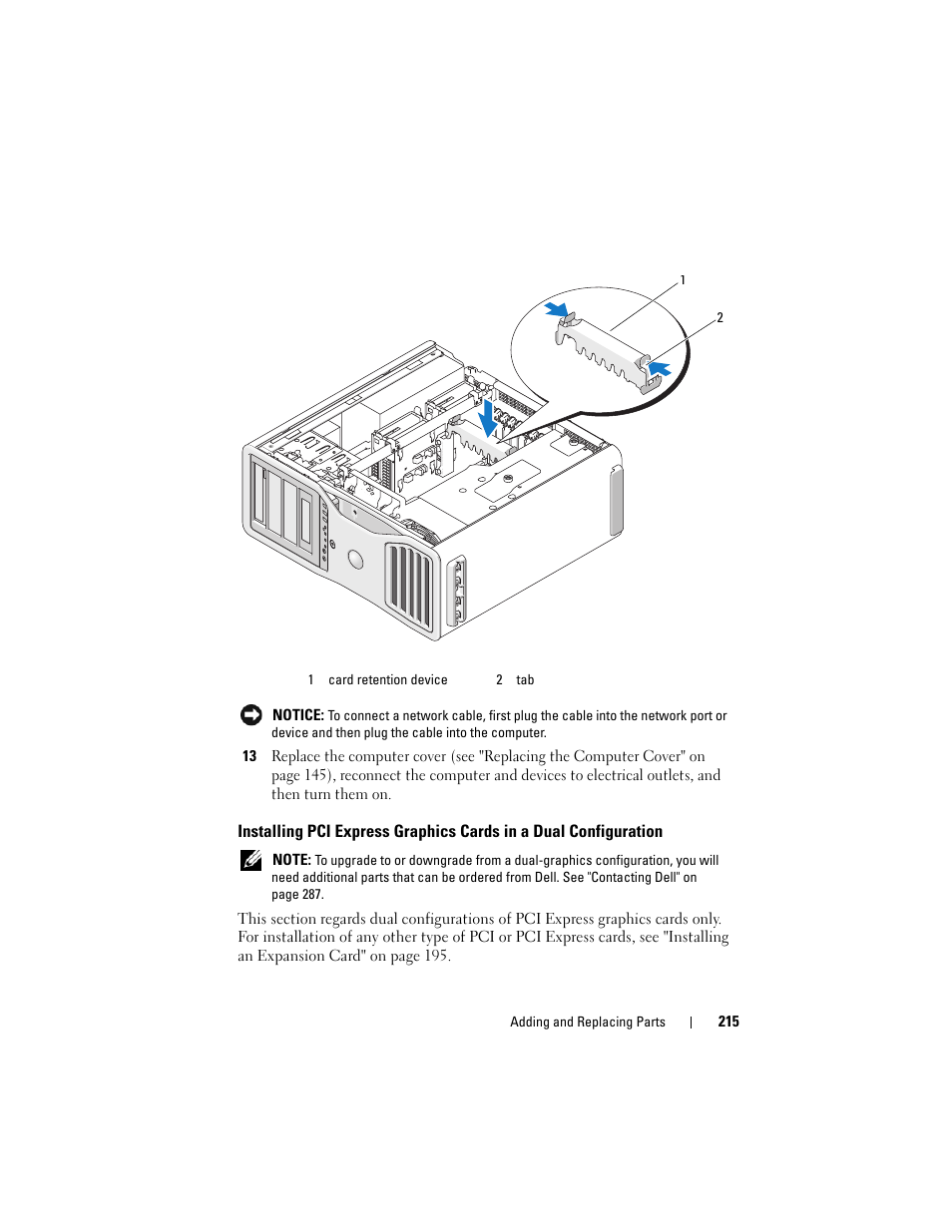 Dell Precision T7400 (Late 2007) User Manual | Page 215 / 307