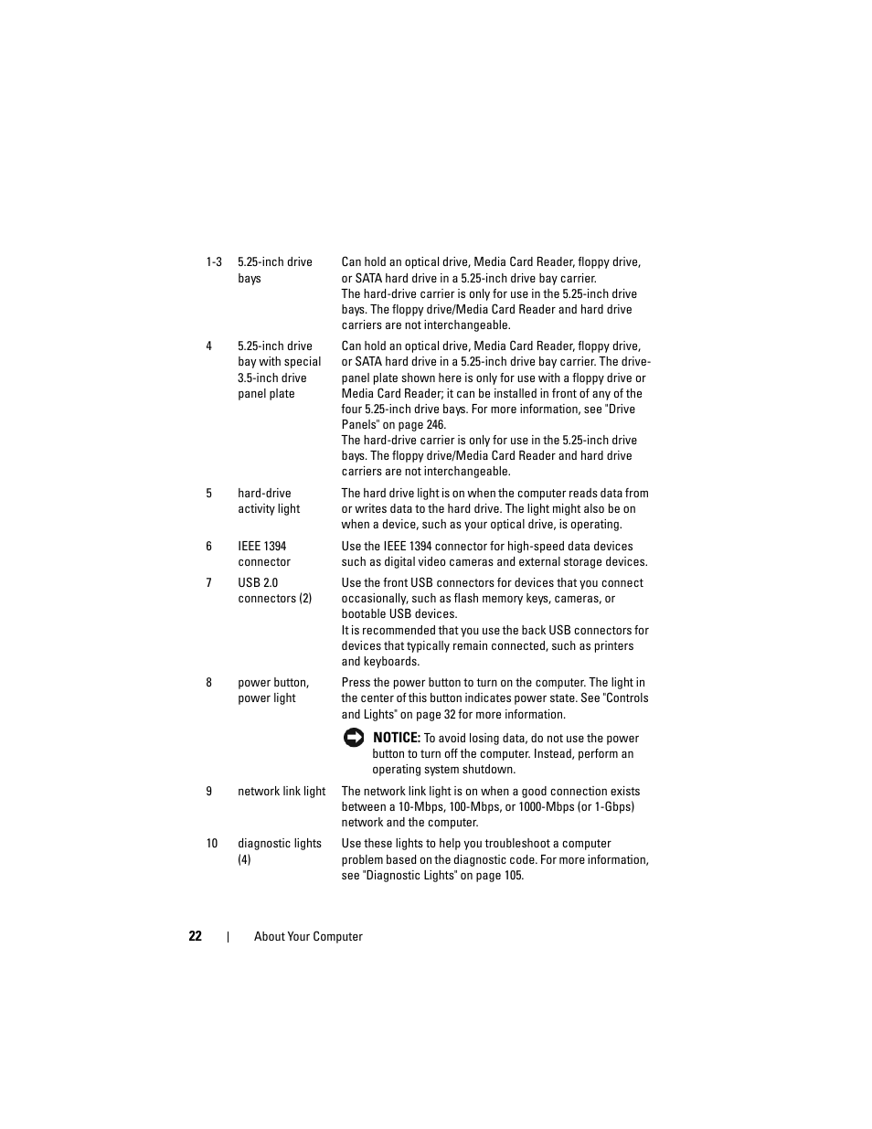 Dell Precision T7400 (Late 2007) User Manual | Page 22 / 307