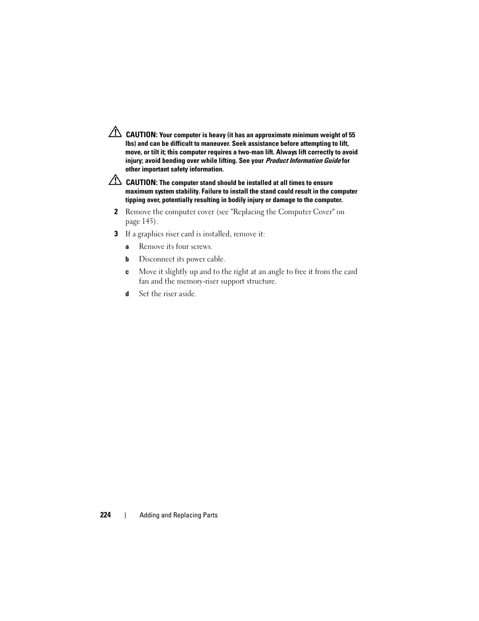 Dell Precision T7400 (Late 2007) User Manual | Page 224 / 307