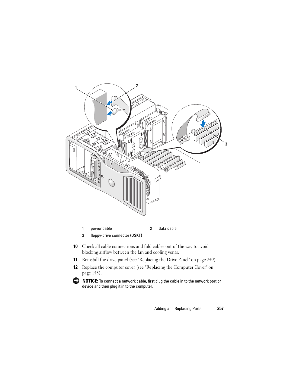Dell Precision T7400 (Late 2007) User Manual | Page 257 / 307