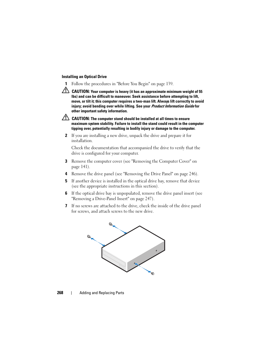 Dell Precision T7400 (Late 2007) User Manual | Page 268 / 307