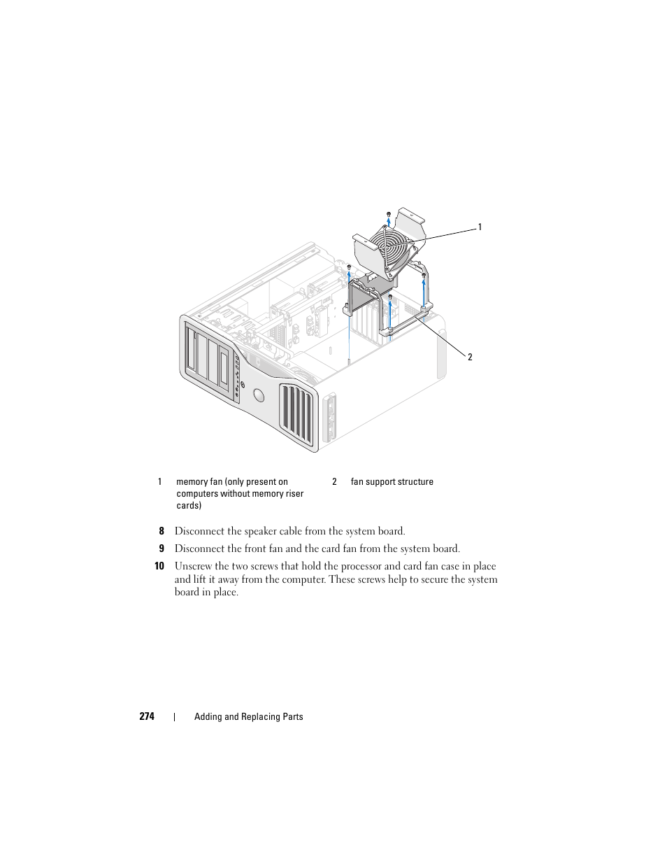 Dell Precision T7400 (Late 2007) User Manual | Page 274 / 307