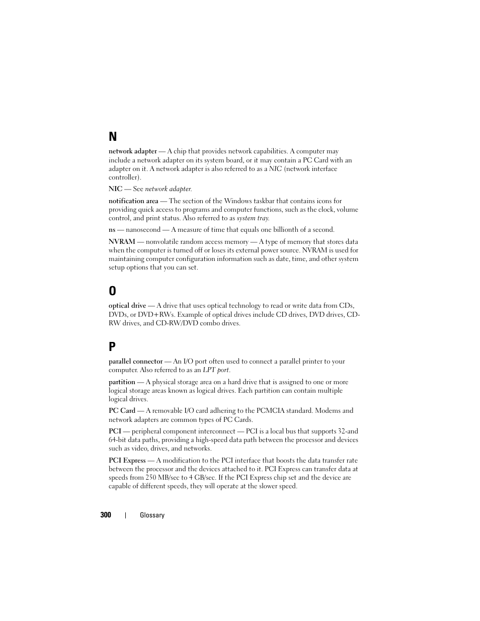 Dell Precision T7400 (Late 2007) User Manual | Page 300 / 307