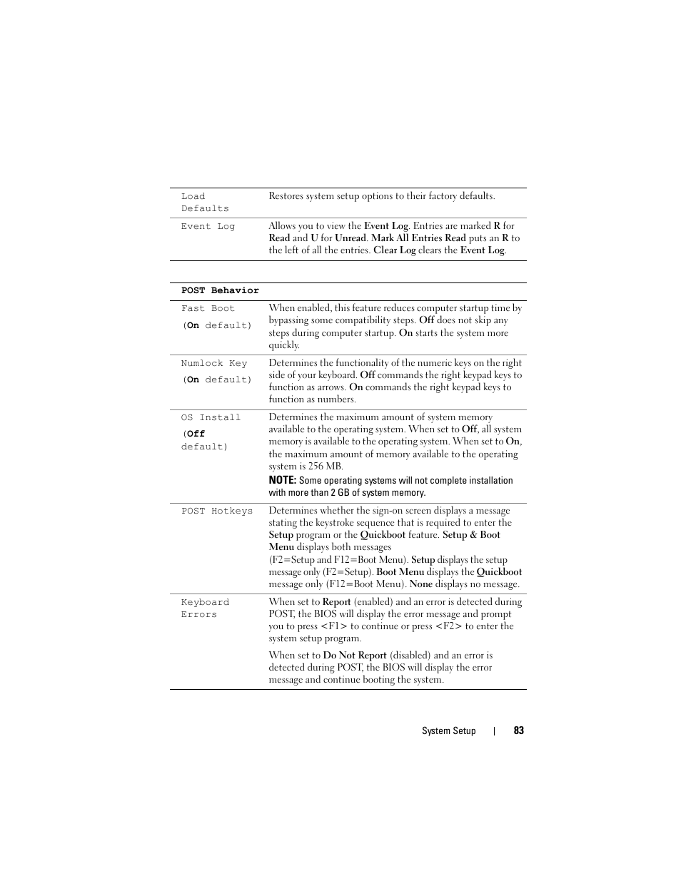 Dell Precision T7400 (Late 2007) User Manual | Page 83 / 307